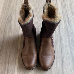 Patrizia by Spring Step Women's Dark Brown Saige Winter Boots Size 38 ( 7.5-8)